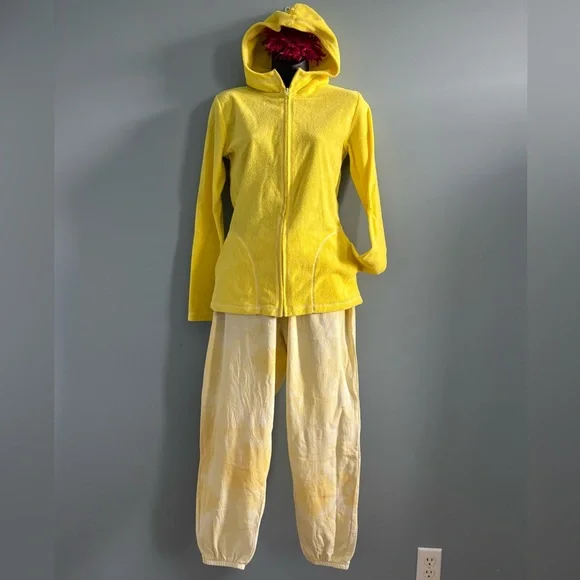 Grey State Cotton Yellow Tie-Dye Joggers size large - Picture 5 of 16